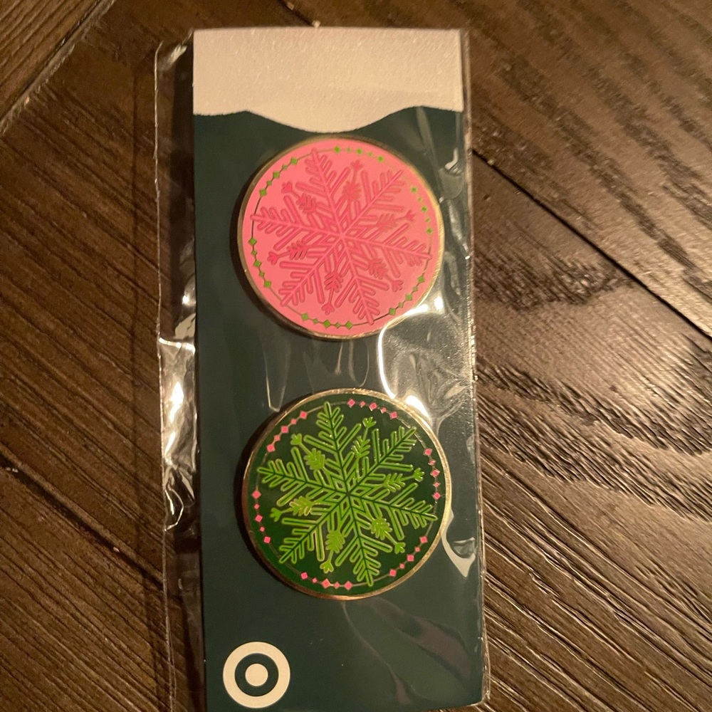 Wicked Snowflake pins